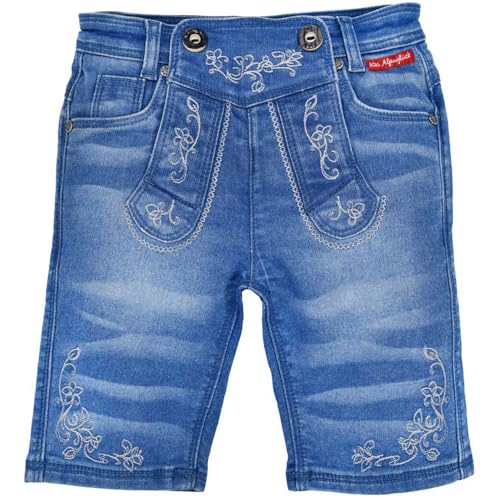 BONDI Trachten Jeansbermuda, Blue Denim 116 Miss Alpenglück Artikel-Nr.26087 von Bondi