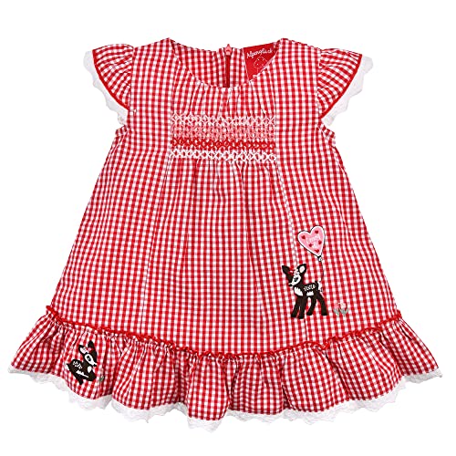 BONDI Trachtenkleid ´Bambi´, Check red/White 104 Tracht Baby Mädchen Artikel-Nr.86757 von Bondi