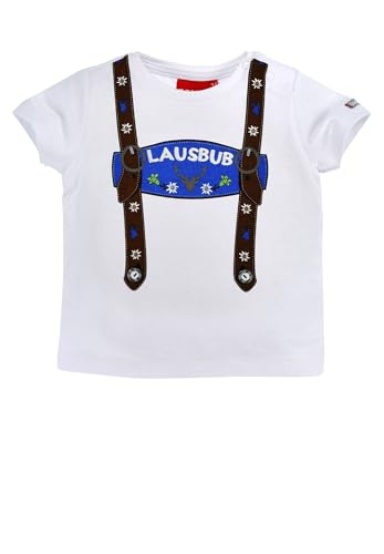 BONDI Trachtenshirt Baby/Jungen Kurzarm Lausbub Artnr. 91325 Größe 86 von Bondi