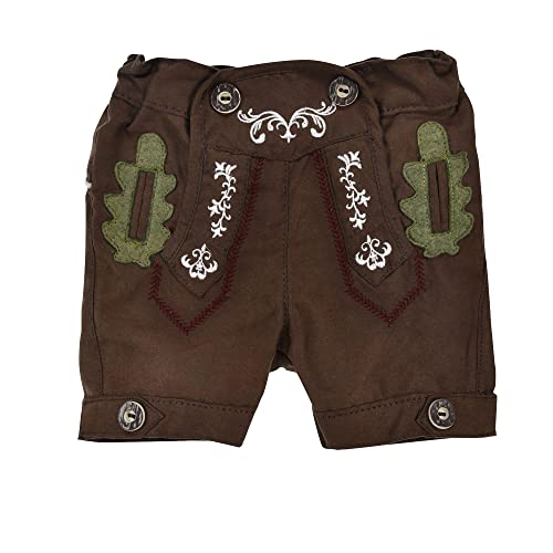 Bondi Baby Jungen Kunstlederhose - lang gefüttert 91586 | Braun 86 von Bondi