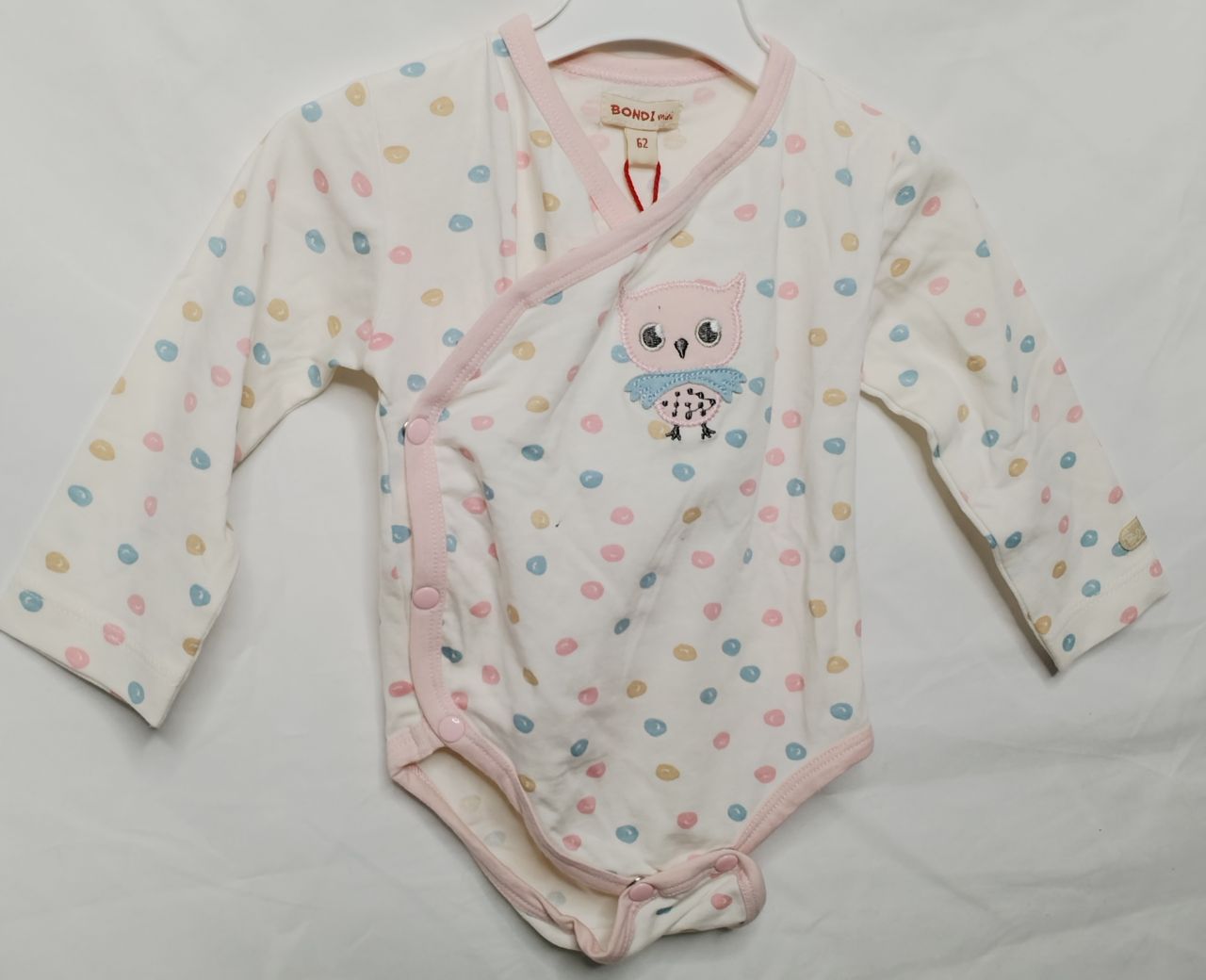 Bondi Body Mädchen offwhite Eule Wickelbody von Bondi