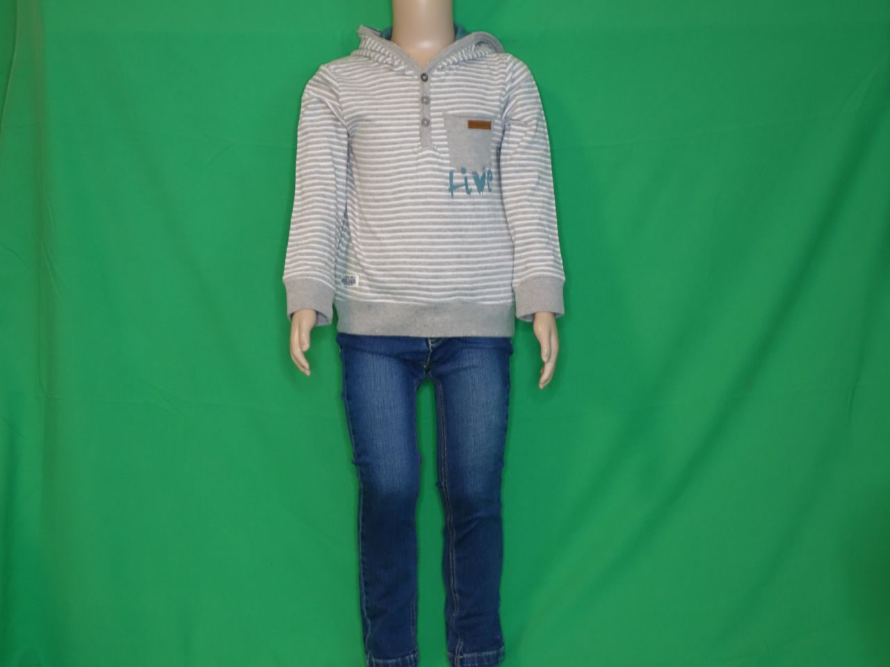 Bondi Longsleeve Junge grau melange von Bondi