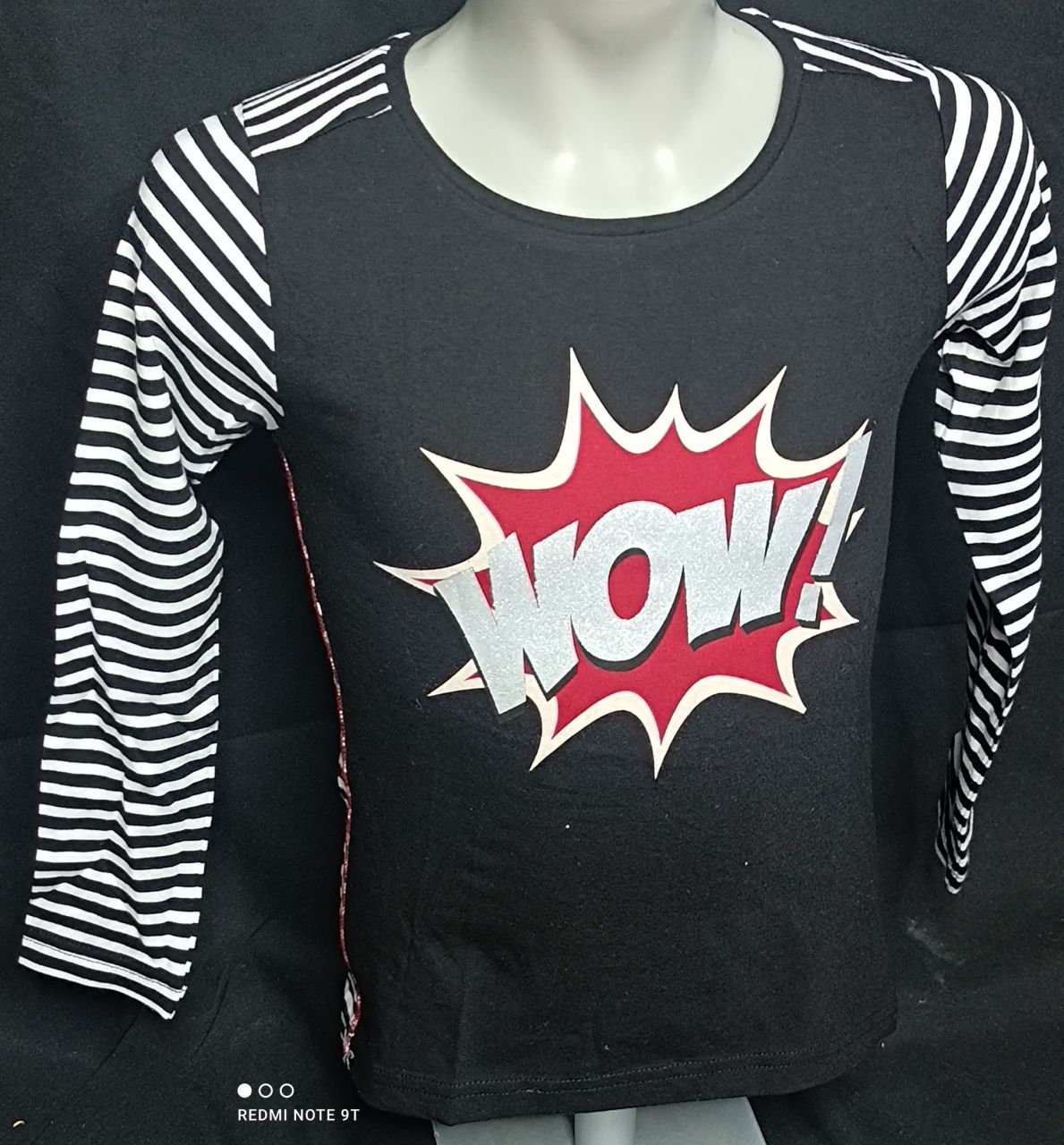 Bondi Longsleeve Mädchen schwarz grau von Bondi