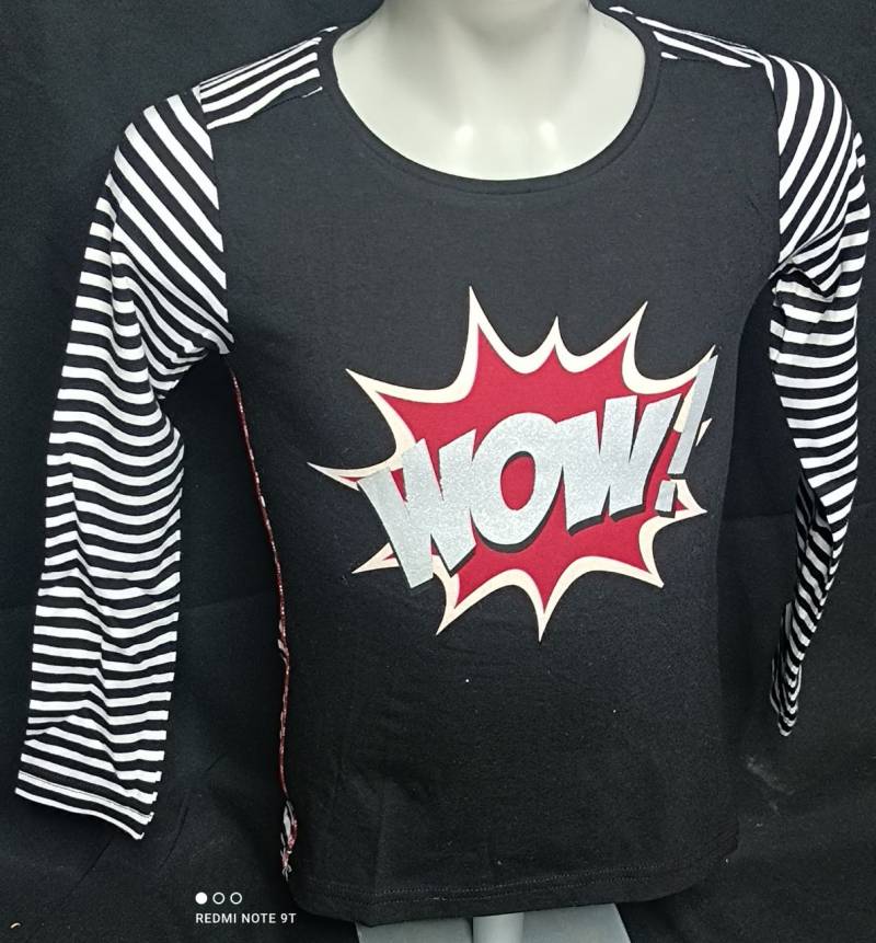 Bondi Longsleeve Mädchen schwarz grau von Bondi