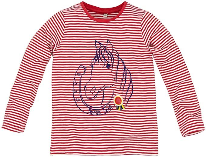 Bondi Longsleeve Pferd rot Mädchen von Bondi