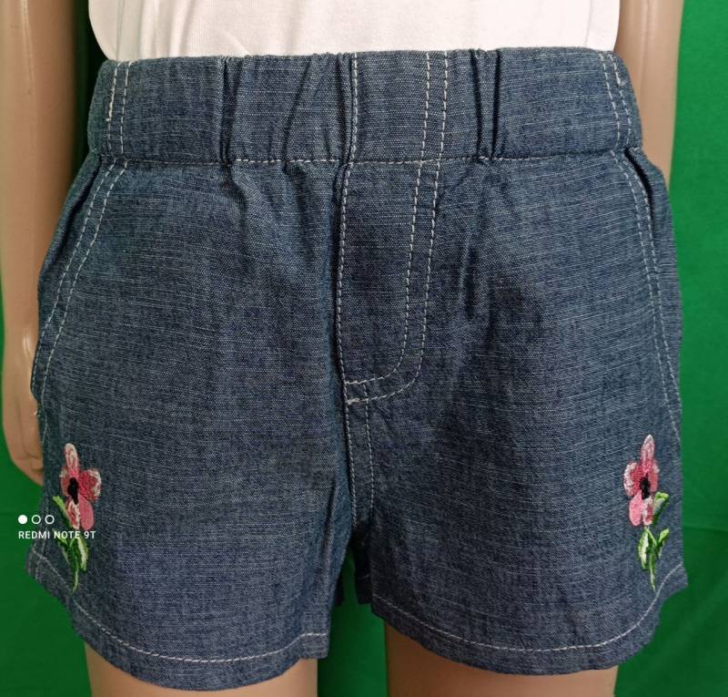 Bondi Shorts Mädchen Jeans mit Blumenstickerei von Bondi