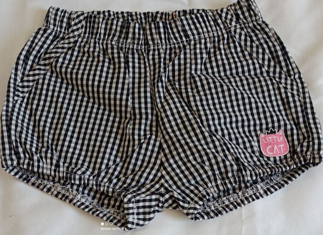 Bondi Shorts schwarz weiß kariert Mädchen von Bondi