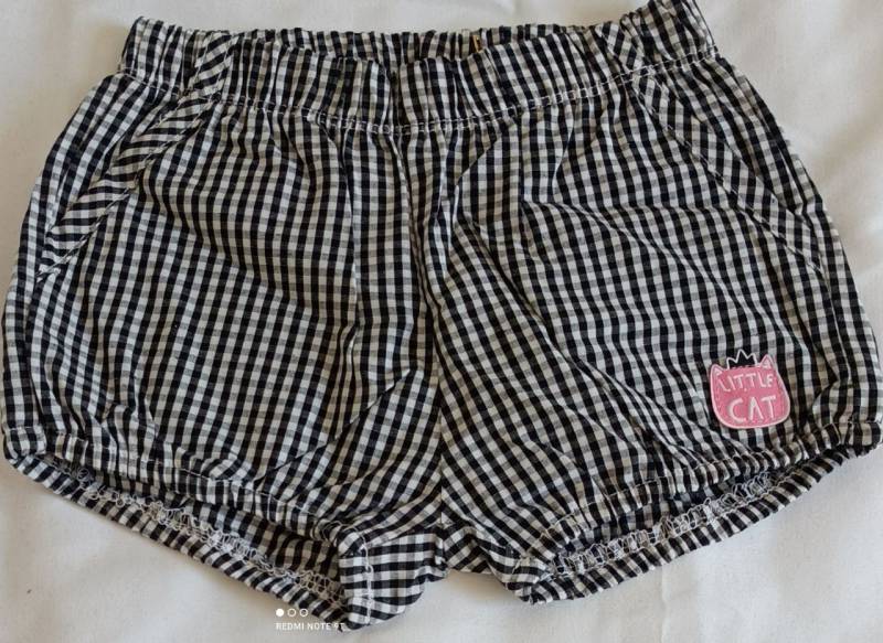 Bondi Shorts schwarz weiß kariert Mädchen von Bondi