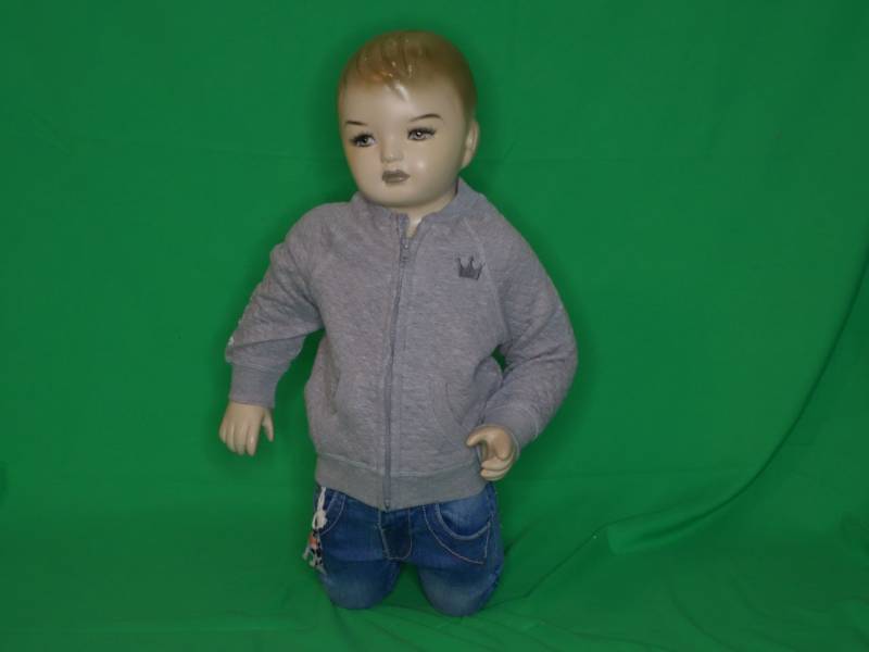 Bondi Strickjacke Junge grau melange von Bondi