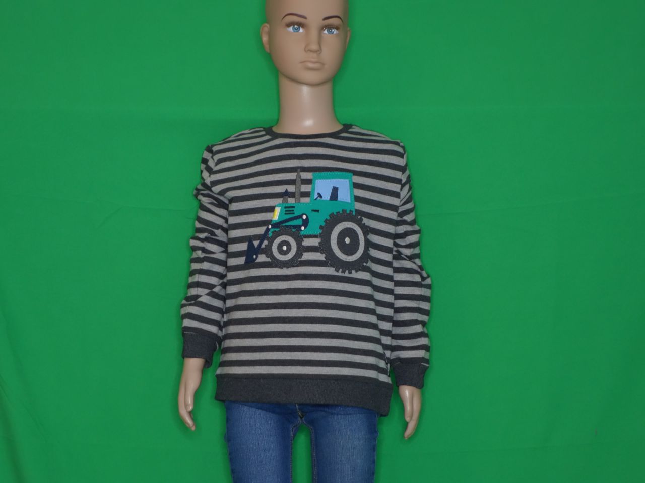 Bondi Sweatshirt Traktor Junge grau von Bondi