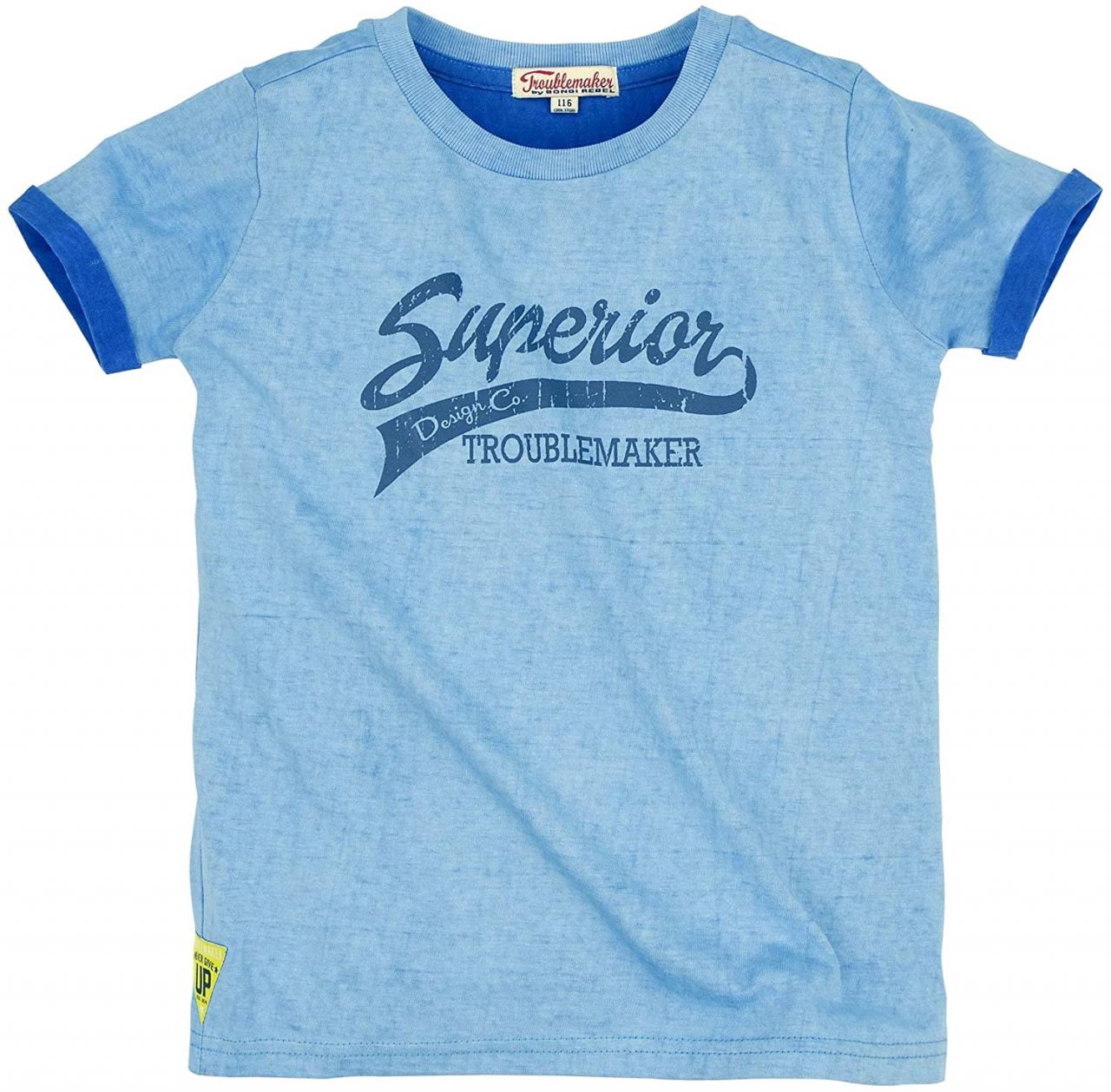 Bondi T-Shirt Troublemaker Junge blau von Bondi