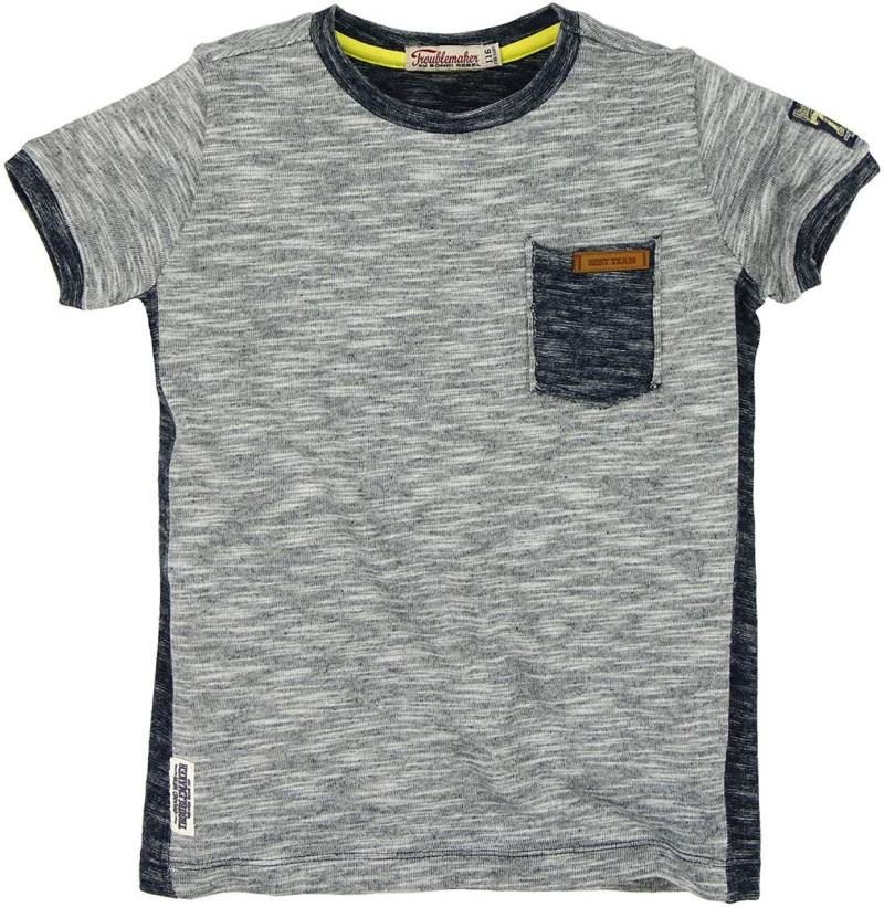 Bondi T-Shirt Troublemaker Junge navy melange von Bondi
