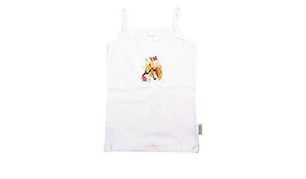 Bondi Unterhemd Pferd Mädchen weiß von Bondi