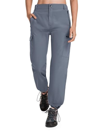 BondiTrekk Damen Outdoorhose Wanderhose Wasserdicht Schnelltrocknend Leicht Trekkinghose Capris UV Schutz UPF 50 Funktionshose mit Reißverschlusstasche von BondiTrekk