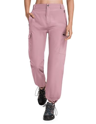 BondiTrekk Damen Outdoorhose Wanderhose Wasserdicht Schnelltrocknend Leicht Trekkinghose Capris UV Schutz UPF 50 Funktionshose mit Reißverschlusstasche von BondiTrekk