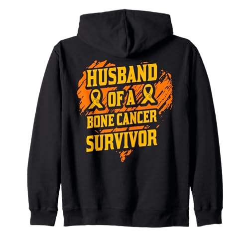 Ehemann eines Knochenkrebs-Überlebenden, Männer Kapuzenjacke Ehemann eines Knochenkrebs-Überlebenden, Männer Kapuzenjacke von Bone Cancer Warrior Apparel Design Power