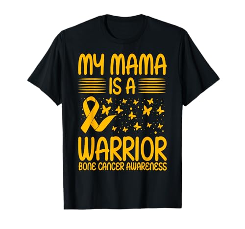 Meine Mama ist eine Kriegerin, die sich mit Knochenkrebs befasst T-Shirt Meine Mama ist eine Kriegerin, die sich mit Knochenkrebs befasst T-Shirt von Bone Cancer Warrior Apparel Design Power