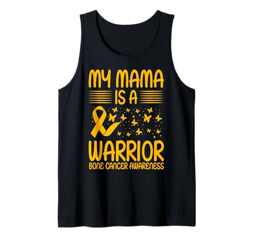 Meine Mama ist eine Kriegerin, die sich mit Knochenkrebs befasst Tank Top Meine Mama ist eine Kriegerin, die sich mit Knochenkrebs befasst Tank Top von Bone Cancer Warrior Apparel Design Power