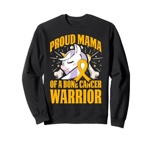 Stolze Mama einer Knochenkrebskriegerin Sweatshirt Stolze Mama einer Knochenkrebskriegerin Sweatshirt von Bone Cancer Warrior Apparel Design Power