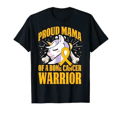 Stolze Mama einer Knochenkrebskriegerin T-Shirt Stolze Mama einer Knochenkrebskriegerin T-Shirt von Bone Cancer Warrior Apparel Design Power