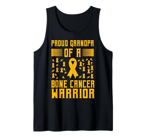 Stolzer Opa eines Knochenkrebs-Kriegers Männer Tank Top von Bone Cancer Warrior Apparel Design Power