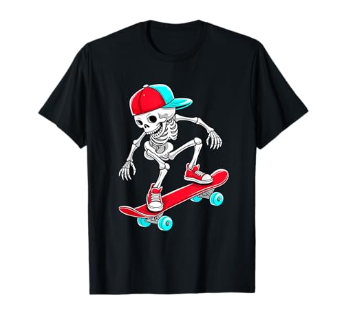 Skateboarding Skelett Grafik Design Kunst Hip Hop Jungen Kinder T-Shirt Skateboarding Skelett Grafik Design Kunst Hip Hop Jungen Kinder T-Shirt von BoneRider Apparel