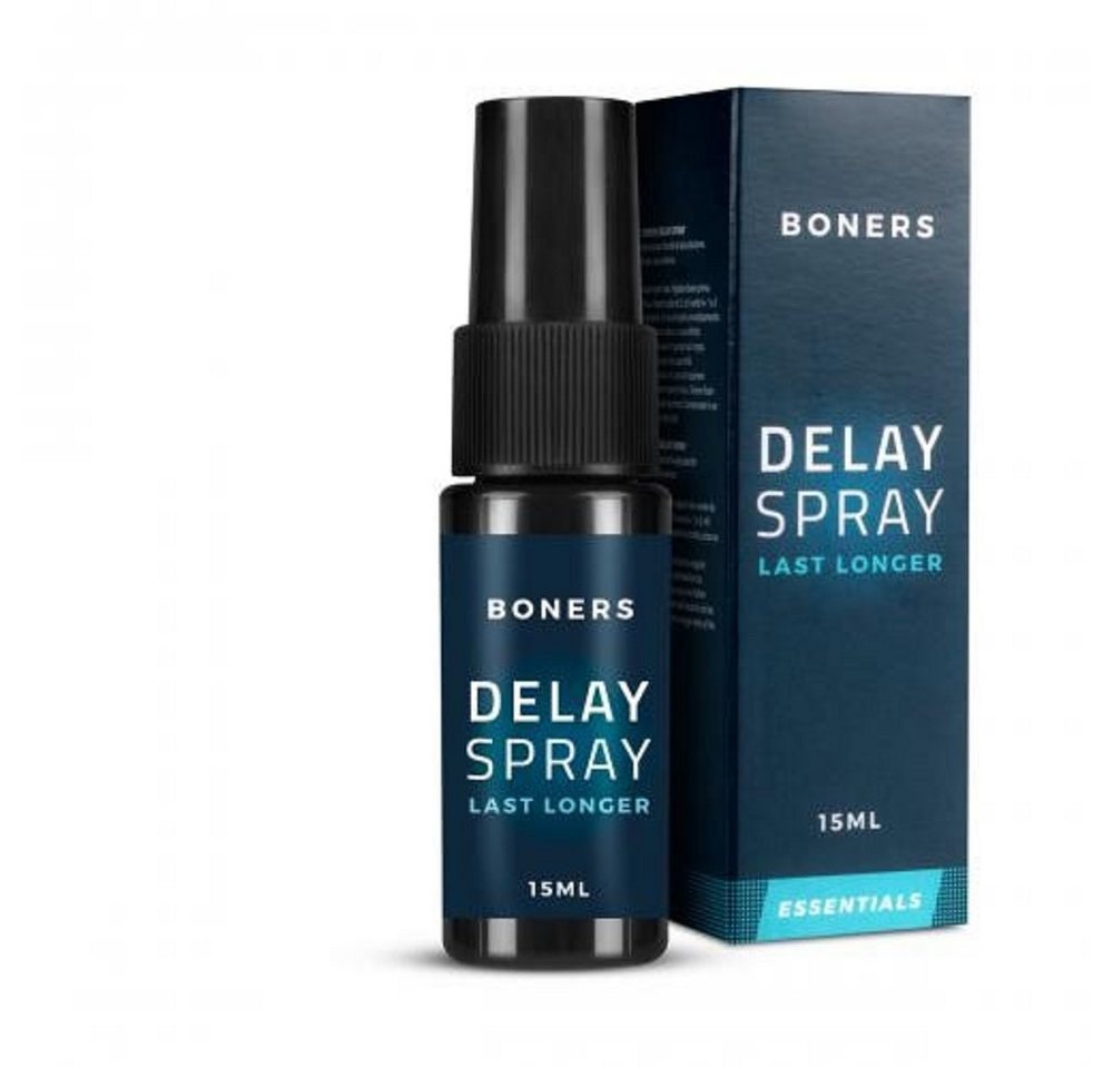 Boners Verzögerungsmittel Delay Spray, diskrete Aktverlängerung, Flasche mit 15ml, 1-tlg., verzögerndes Spray - gegen Überempfindlichkeit des Penis Boners Verzögerungsmittel Delay Spray, diskrete Aktverlängerung, Flasche mit 15ml, 1-tlg., verzögerndes Spray - gegen Überempfindlichkeit des Penis von Boners
