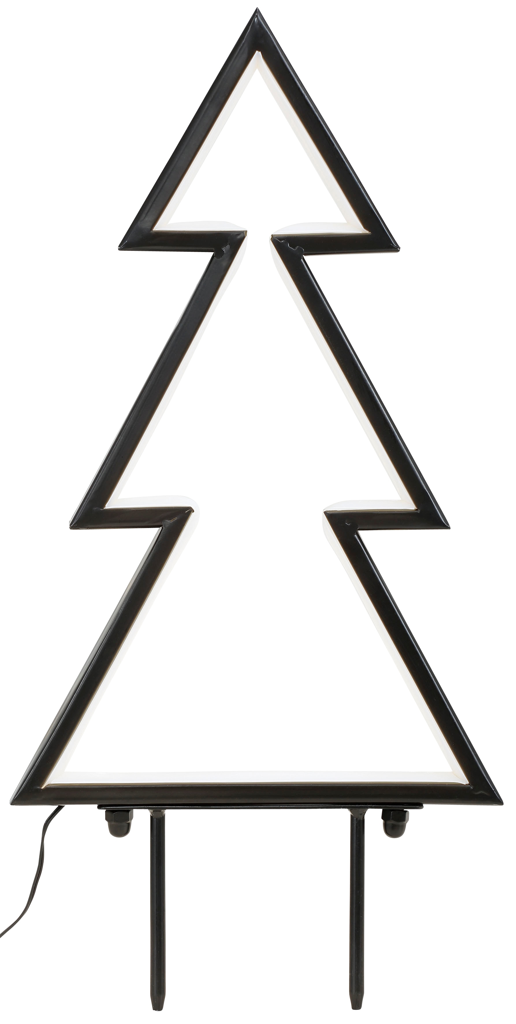 BONETTI LED Baum "Tanne" Warmweiß aus Kunststoff und Metall, Weihnachtsdeko aussen von Bonetti