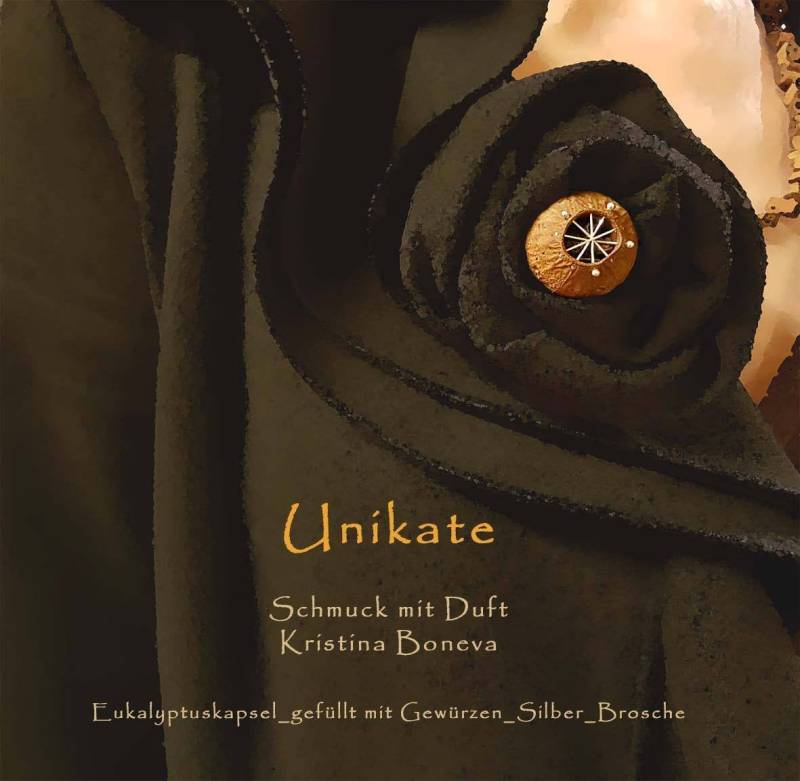 Duft Brosche - Eukalyptus, Gefüllt Mit Gewürzen von Bonevart