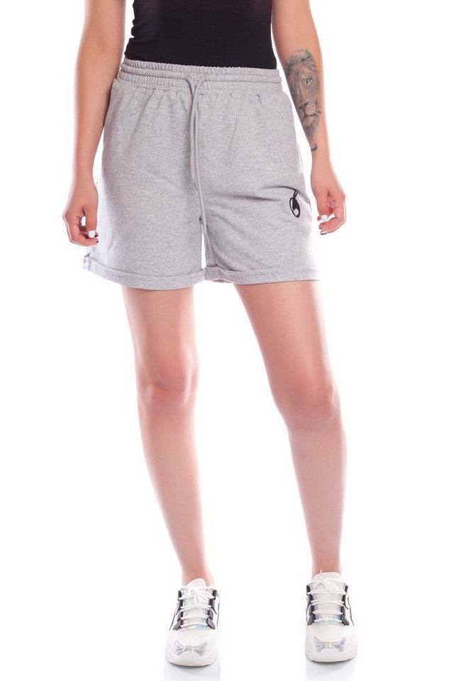 Bongual Sweatshorts Damen Shorts Bermuda Baumwollmischung Hose kurz Sportshorts von Bongual