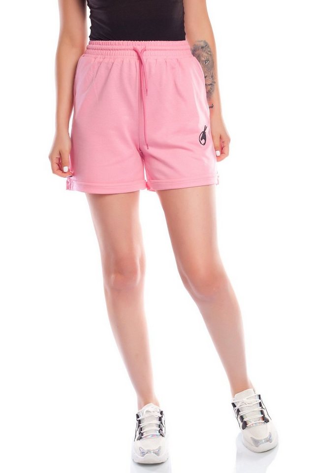 Bongual Sweatshorts Damen Shorts Bermuda Baumwollmischung Hose kurz Sportshorts von Bongual