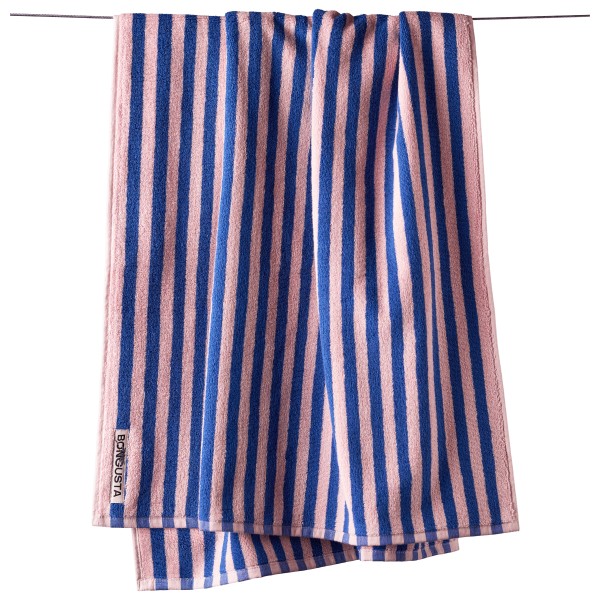Bongusta - Naram Bath Towels - Badehandtuch Gr 70 x 140 cm blau/rosa von Bongusta