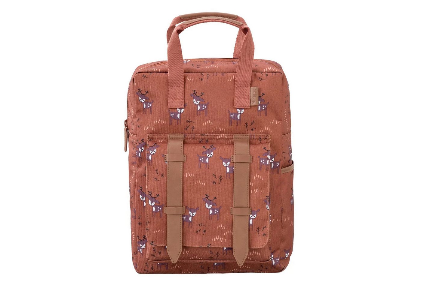 Boni-Shop Reiserucksack Fresk Rücksack - Grosse, 38x28x10 cm, Farbe: Hirsch bernsteinbraun Boni-Shop Reiserucksack Fresk Rücksack - Grosse, 38x28x10 cm, Farbe: Hirsch bernsteinbraun von Boni-Shop