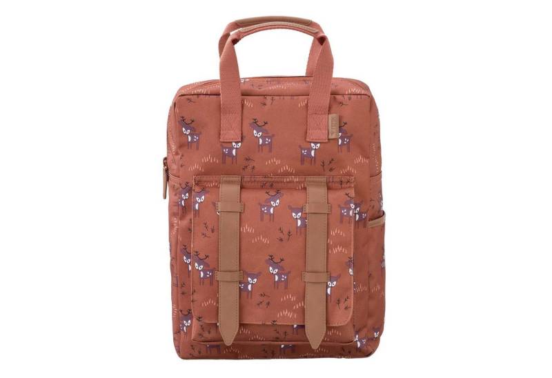 Boni-Shop Reiserucksack Fresk Rücksack - Grosse, 38x28x10 cm, Farbe: Hirsch bernsteinbraun Boni-Shop Reiserucksack Fresk Rücksack - Grosse, 38x28x10 cm, Farbe: Hirsch bernsteinbraun von Boni-Shop