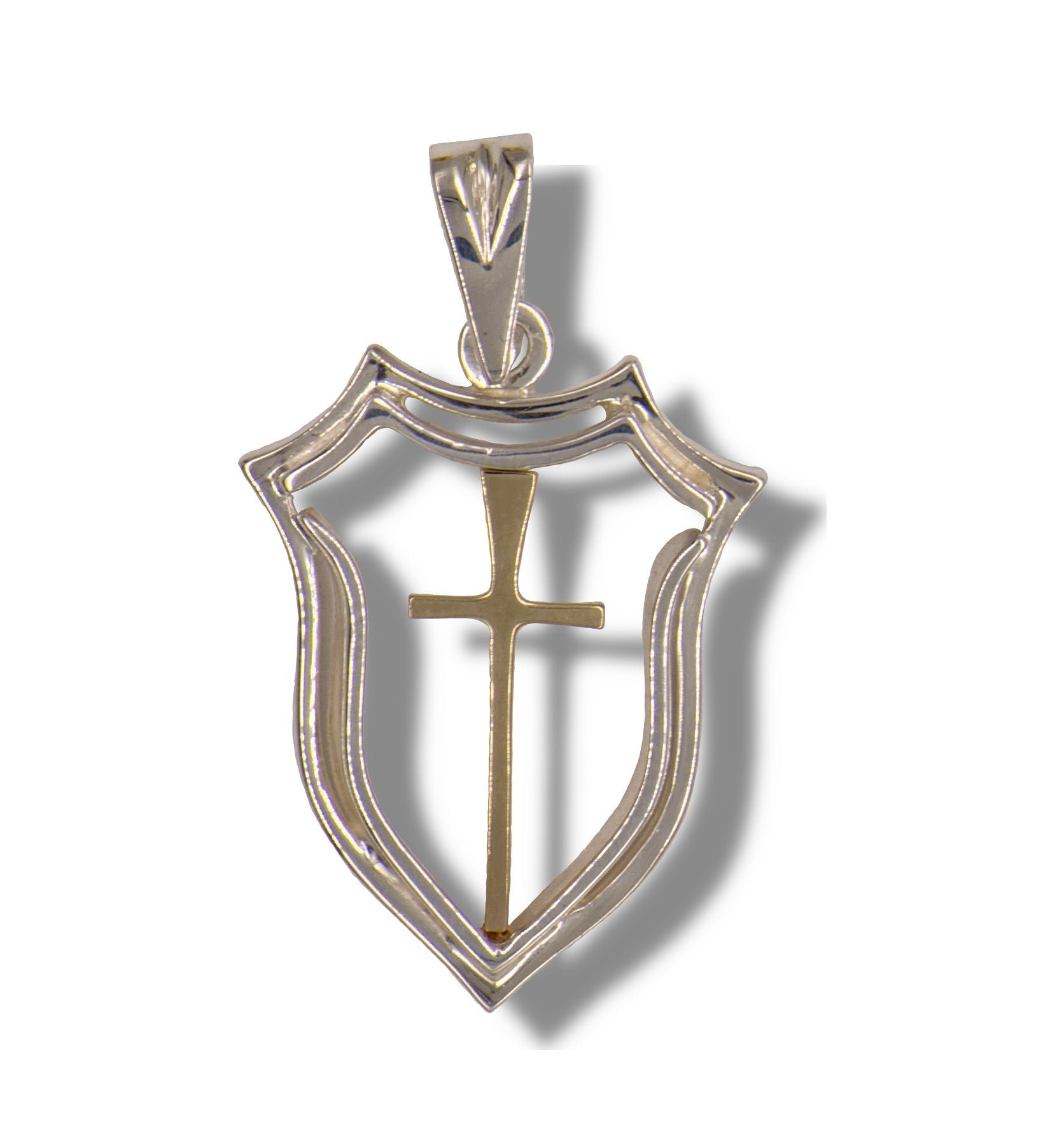 Schild Anhänger - Kreuz Und Des Glaubens Mit Schmuck von BonitaRoseJewelry