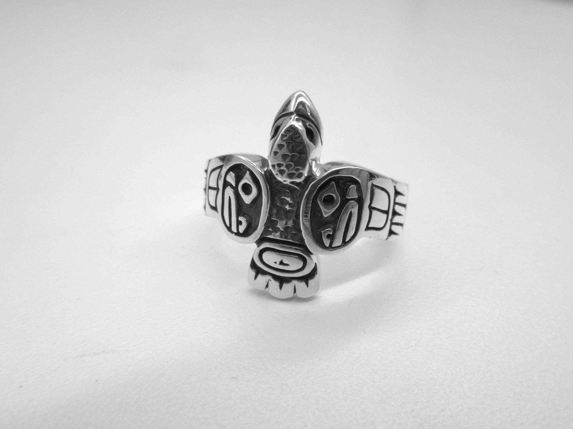 Thunderbird Ring - Schmuck Silver Adler Vintage Totem von BonitaRoseJewelry