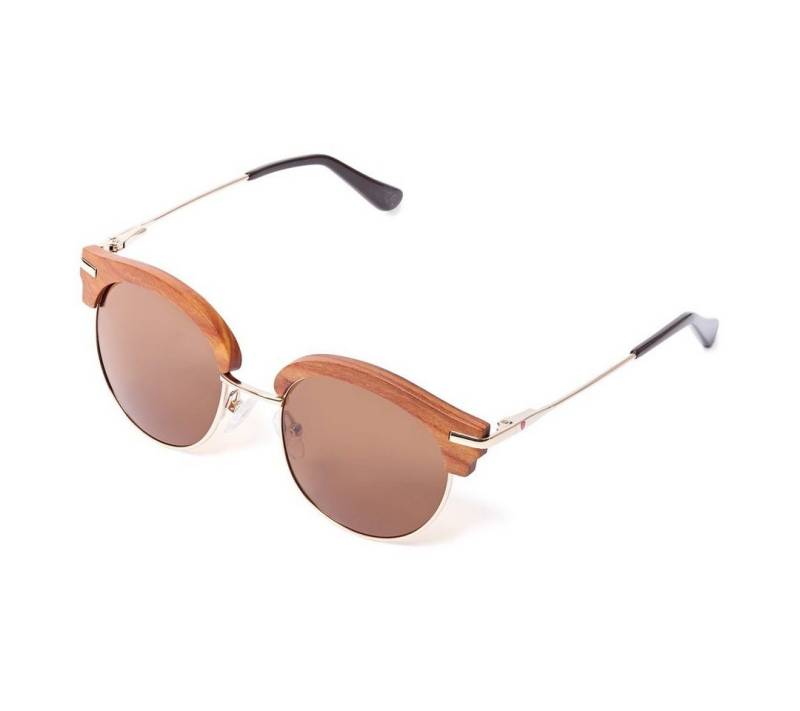 Bonizetti Sonnenbrille (runde Gläser, Sandelholz, 1-St) von Bonizetti