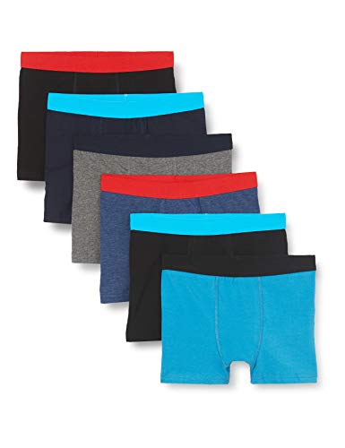 Bonjour® Jungen Boxershorts (6 & 12er-Pack) Baumwolle Designer Trunk Boxershorts Unterwäsche (5 Jahre - 13 Jahre), sortiert, 110 von Bonjour