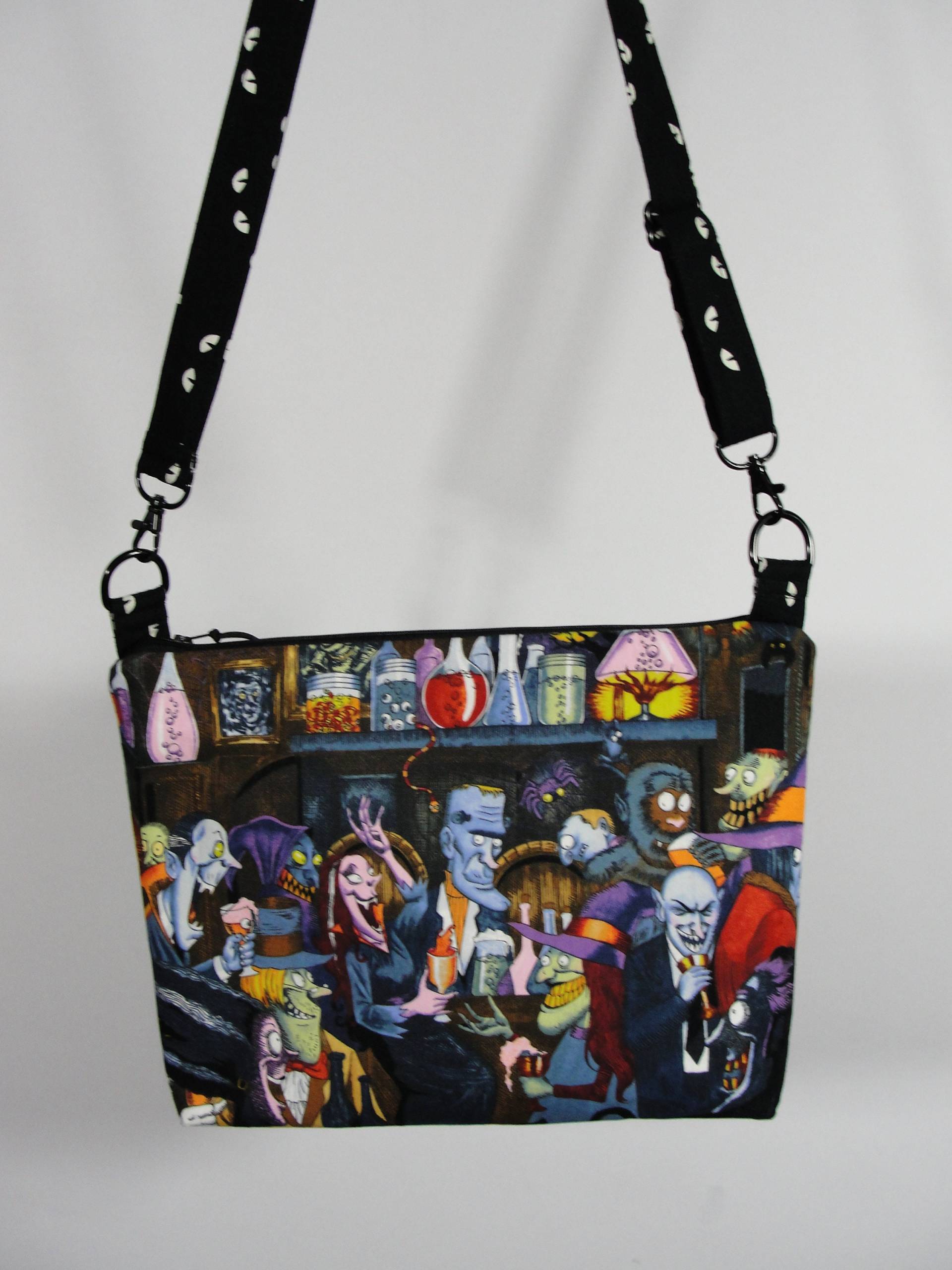 Handgefertigte Tasche Halloween Hexen Und Kobolde Handgefertigte Tasche Halloween Hexen Und Kobolde von BonnSewingroom