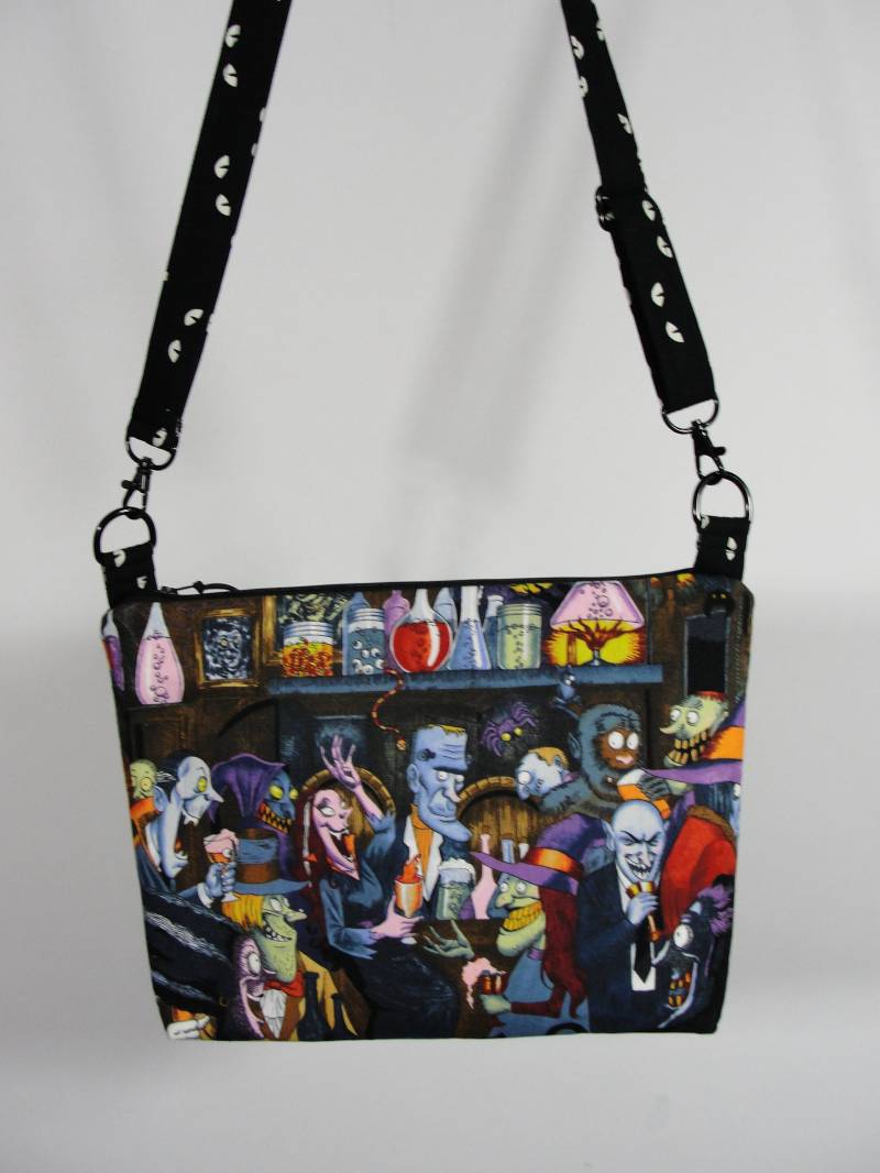 Handgefertigte Tasche Halloween Hexen Und Kobolde Handgefertigte Tasche Halloween Hexen Und Kobolde von BonnSewingroom