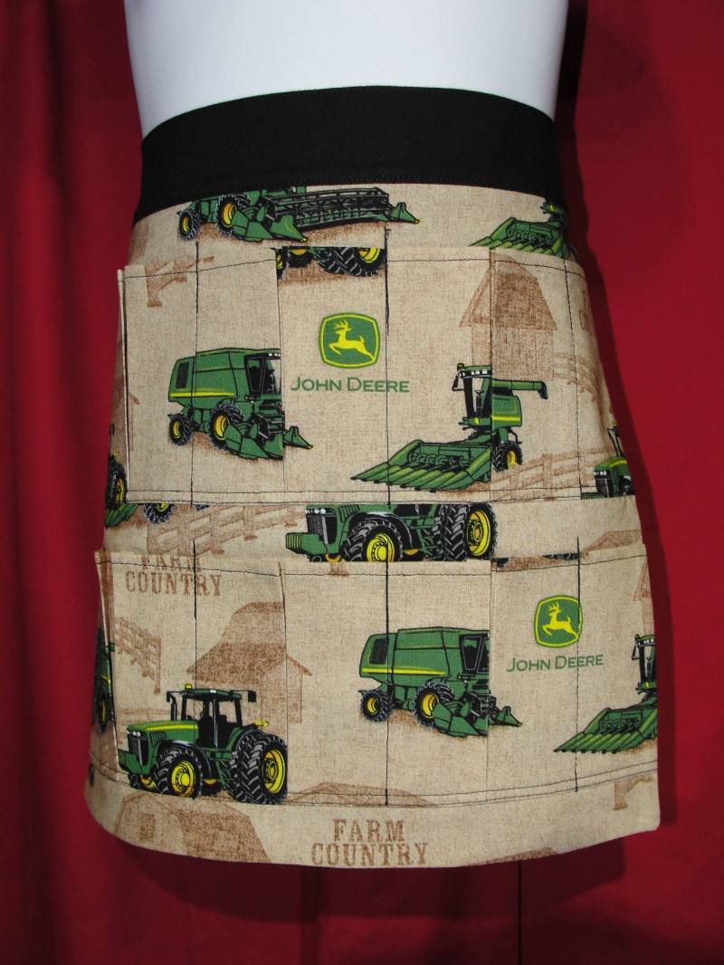 Kind Jugend Handgemachte John Deere Traktor 6 Tasche Schürze Eier Sammeln Oder Junge Kind Jugend Handgemachte John Deere Traktor 6 Tasche Schürze Eier Sammeln Oder Junge von BonnSewingroom