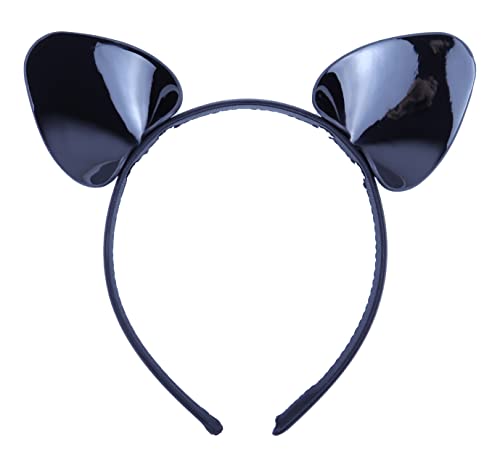 Bonnie Z. Leonardo Glänzendes Katzenohren Stirnband Katze Frauen Stirnband Schwarz von Bonnie Z. Leonardo