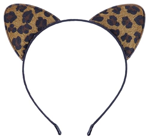 Bonnie Z. Leonardo Haarreif mit Katzenohren in Leopardenoptik, Braun von Bonnie Z. Leonardo