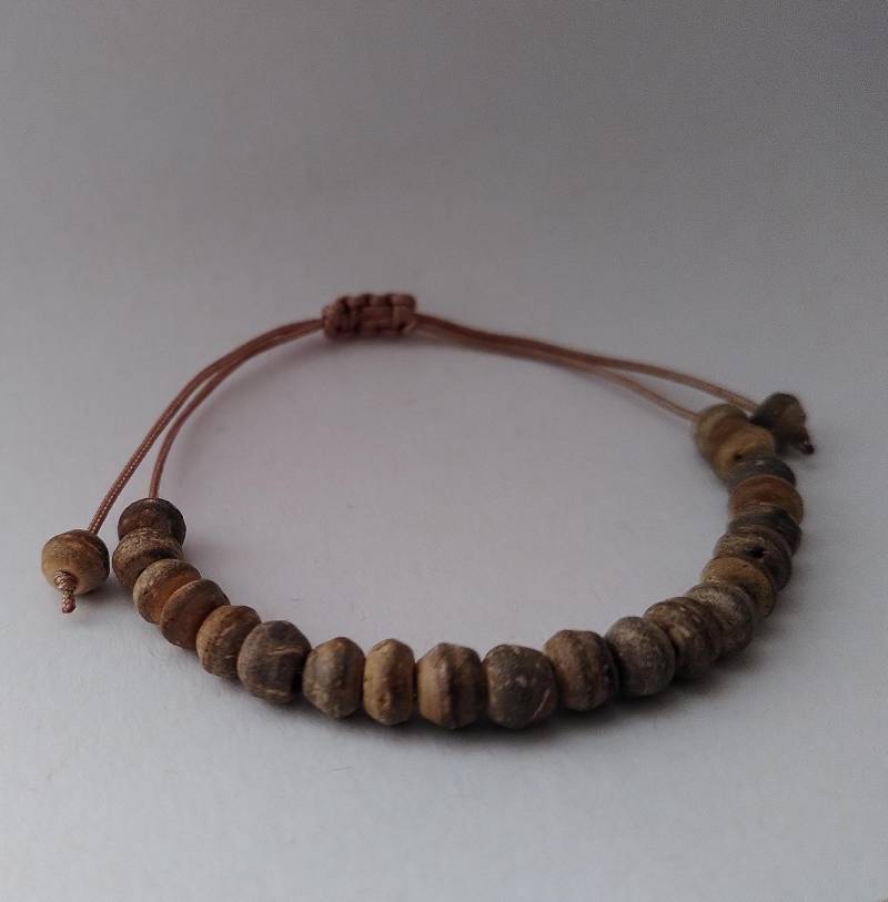 Kokosperlen Armband - Hellbraun von BonniesKreativwerk