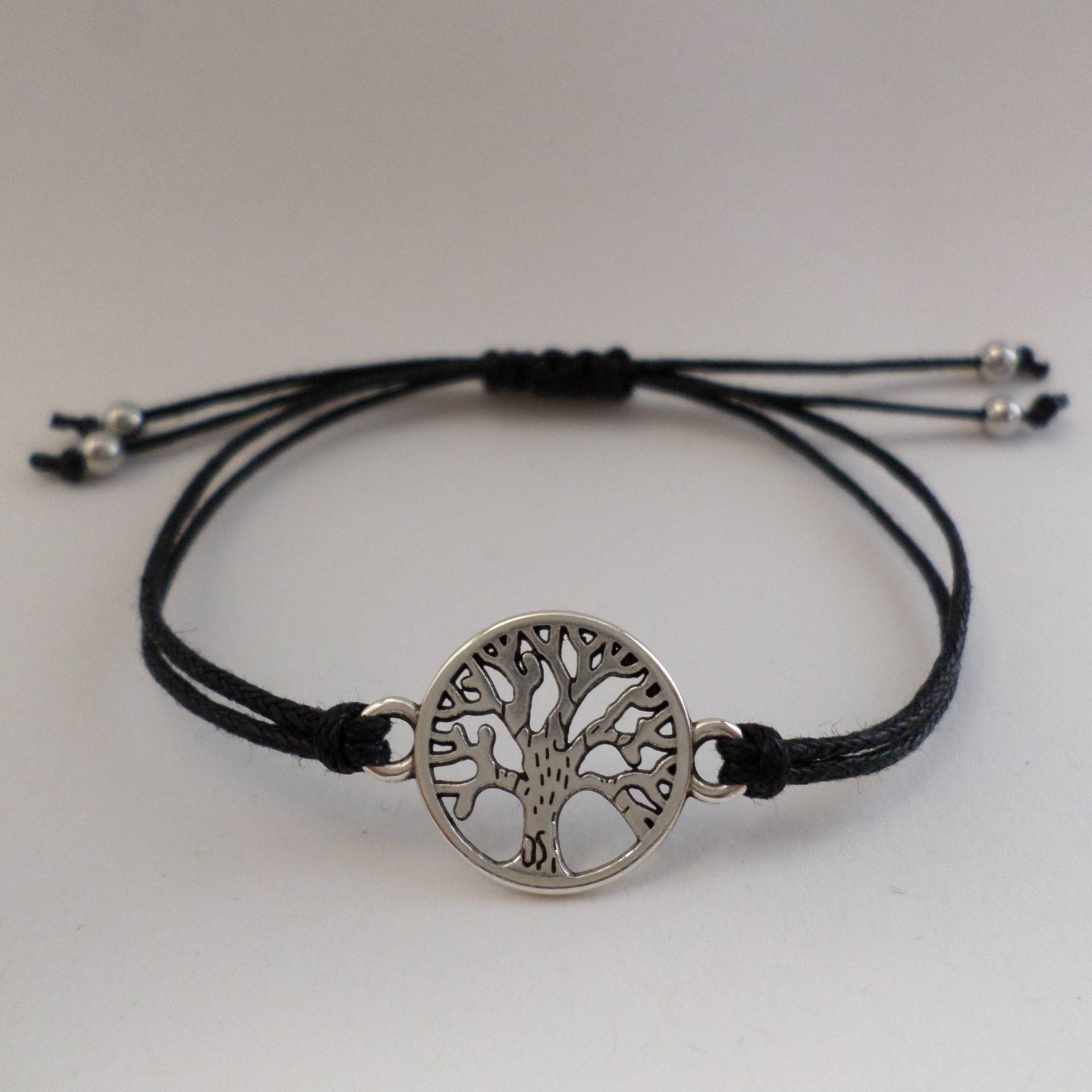 Lebensbaum Armband - Baumwollband Verschiedene Farben von BonniesKreativwerk