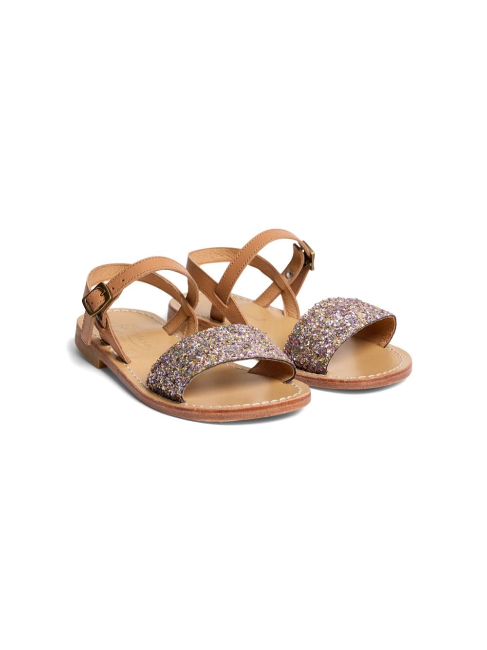 Bonpoint Apis Sandalen im Glitter-Look - Rosa von Bonpoint