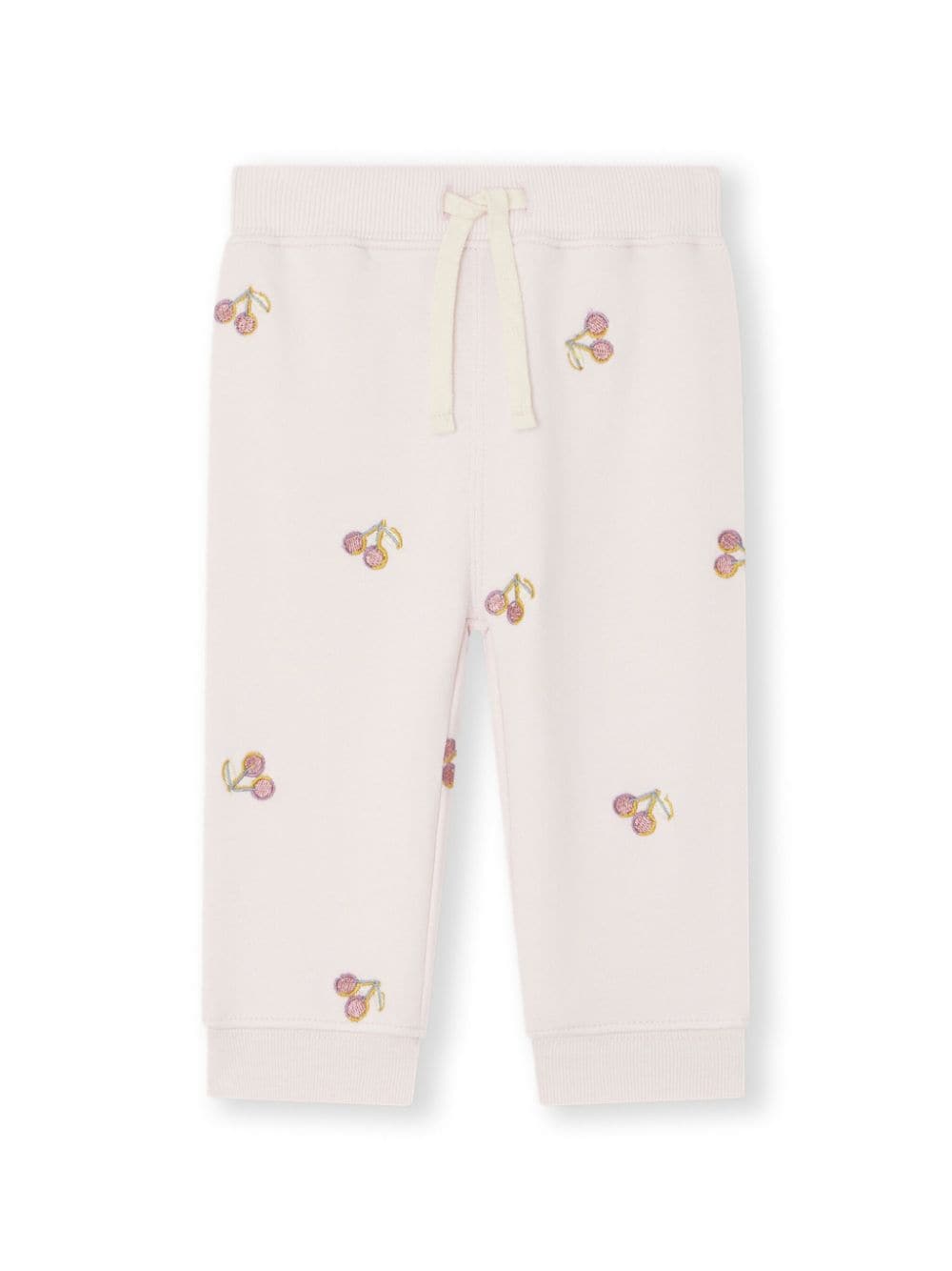 Bonpoint Bambo Jogginghose mit Kirschen-Print - Rosa von Bonpoint