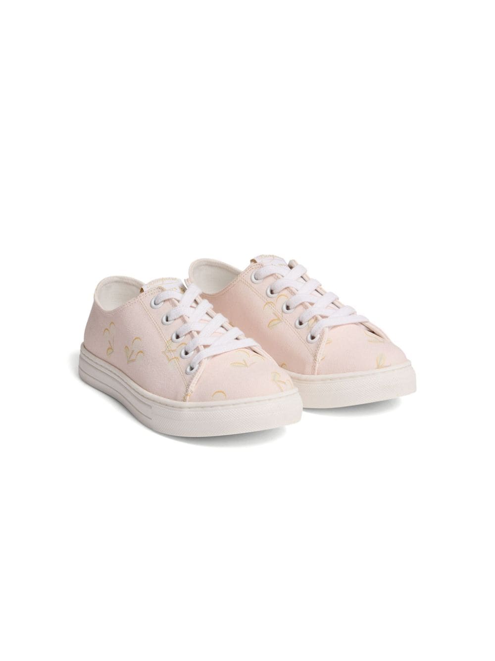 Bonpoint Basket Fei Canvas-Sneakers - Rosa von Bonpoint