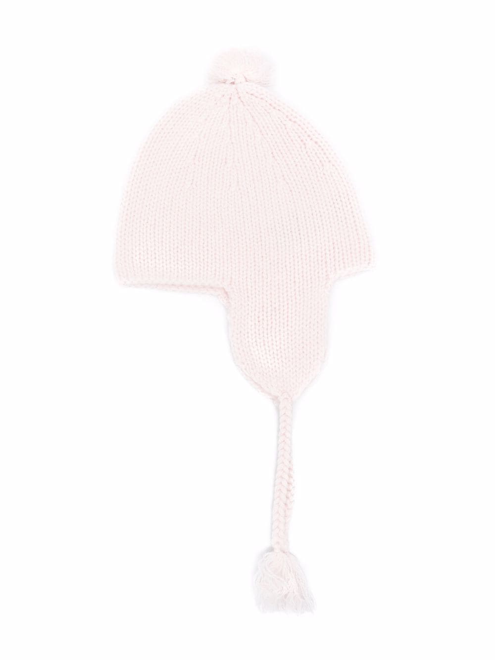 Bonpoint Beanie mit Quasten - Rosa von Bonpoint