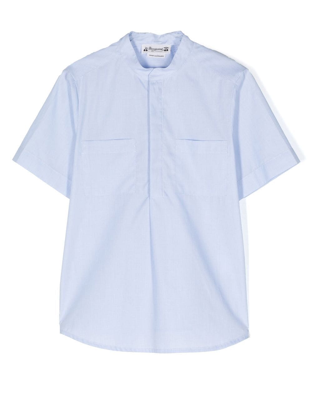 Bonpoint Kurzärmeliges Cillian Hemd - Blau von Bonpoint